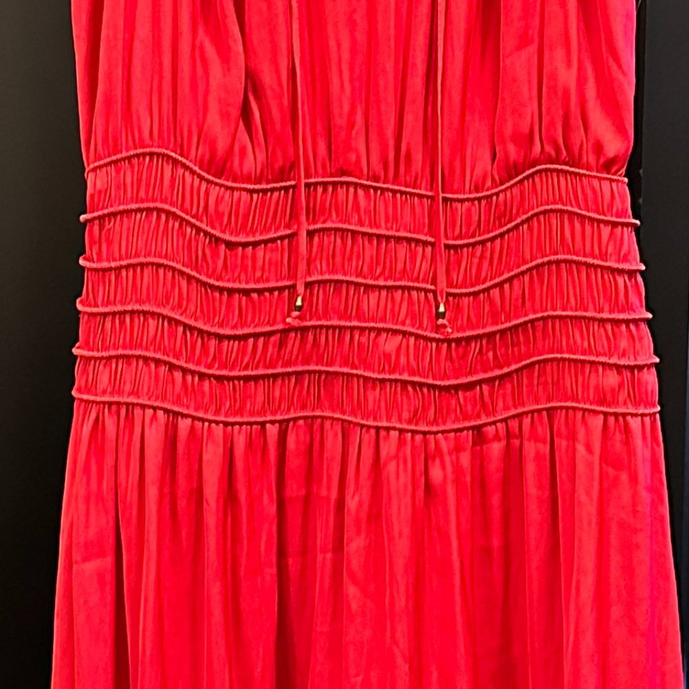 NWT WHBM Beautiful Red Lightweight Silky Dress Size X Small - Picture 6 of 14